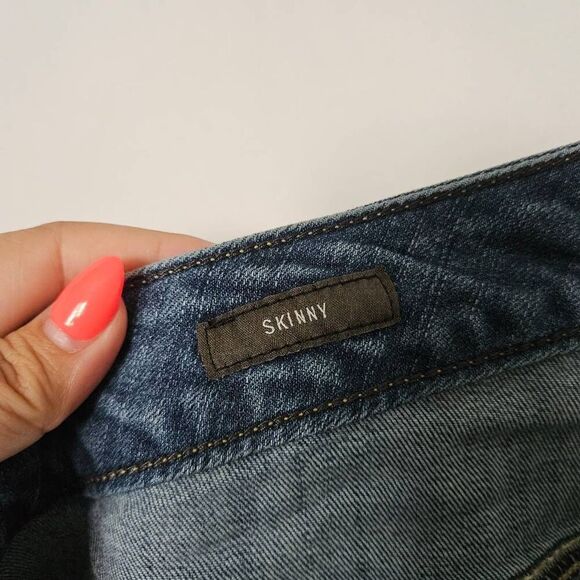 Torrid Distressed‎ Skinny High Rise Jeans Womens sz 22R - Picture 4 of 5